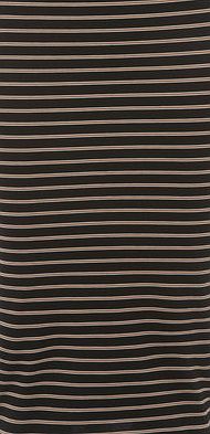 Dorothy Perkins Womens Black and Tan stripe tube skirt- Black