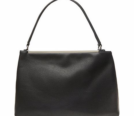 Dorothy Perkins Womens Black bar compartment tote bag- Black