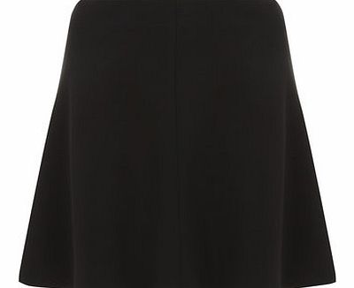 Dorothy Perkins Womens Black Crepe Mini Skirt- Black DP66802903