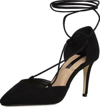 Dorothy Perkins, 1134[^]262015000713969 Womens Black Dafny Ghillie Court shoes- Black
