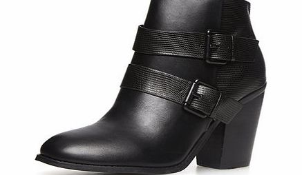 Dorothy Perkins Womens Black heeled ankle boots- Black DP22263901
