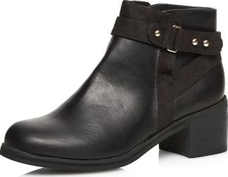 Dorothy Perkins, 1134[^]262015000708442 Womens Black lohan sqaure toe boots- Black
