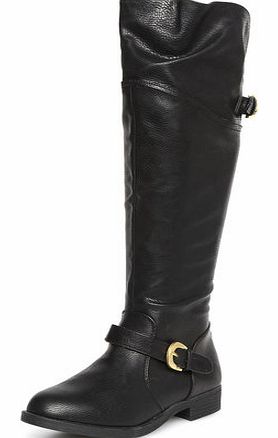 Womens Black over-the-knee boots- Black DP22237410