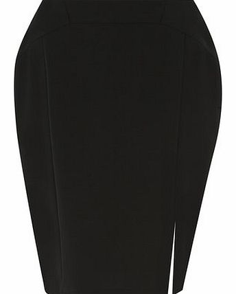 Dorothy Perkins Womens Black Pencil Skirt- Black DP66785602