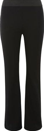 Dorothy Perkins, 1134[^]262015000709101 Womens Black Ponte Flare Trousers- Black