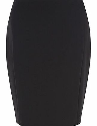 Dorothy Perkins Womens Black Workwear Pencil Skirt- Black
