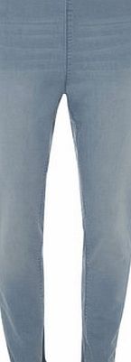 Dorothy Perkins Womens Bleach Wash ``Lyla`` Tube Pants- Blue