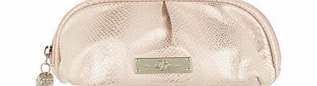 Dorothy Perkins Womens Blush snake make up bag- Pink DP18388855