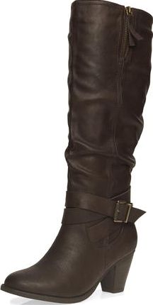 Dorothy Perkins, 1134[^]262015000711312 Womens Chocolate texan knee boots- Brown