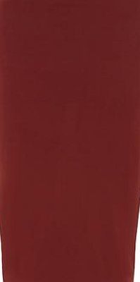 Dorothy Perkins Womens Cognac Red Print Tube Skirt- Brown