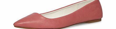 Dorothy Perkins Womens Coral resin sole pointed pumps- Coral