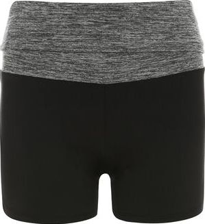 Dorothy Perkins, 1134[^]262015000698204 Womens DP Active Space Dye Shorts- Black/Grey
