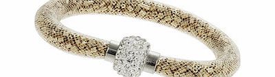 Dorothy Perkins Womens Facet Filled Bracelet- Gold DP49815462