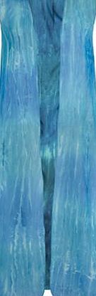 Dorothy Perkins Womens Feverfish Blue Sleeveless Cardigan- Blue