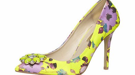 Dorothy Perkins Womens Floral high embellished court shoes-