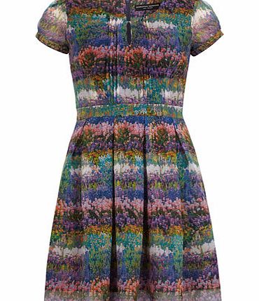 Dorothy Perkins Womens Floral printed tea dress- Multi DP07610493