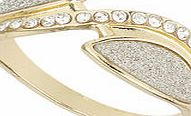 Dorothy Perkins Womens Glitter Wrap Ring- Silver DP49815505