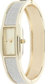 Dorothy Perkins, 1134[^]262015000709257 Womens Gold Glitter Clamp Watch- Gold DP49816225