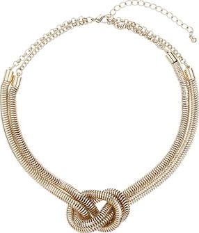 Dorothy Perkins, 1134[^]262015000709286 Womens Gold Knot Necklace- Gold DP49816178