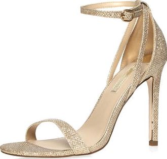 Dorothy Perkins, 1134[^]262015000707316 Womens Gold Simone high heel sandals- Gold