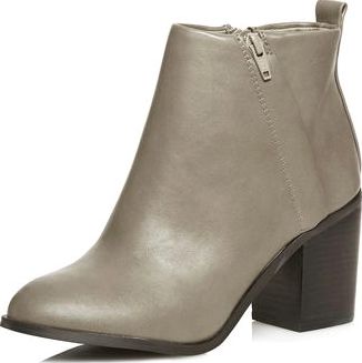 Dorothy Perkins, 1134[^]262015000712167 Womens Grey Lydia heeled boots- Grey DP22266272