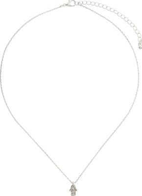 Dorothy Perkins, 1134[^]262015000709271 Womens Hand Of Fatima Necklace- Clear DP49816204