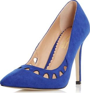Dorothy Perkins, 1134[^]262015000707594 Womens Head Over Heels Aroura Blue Court Shoes-