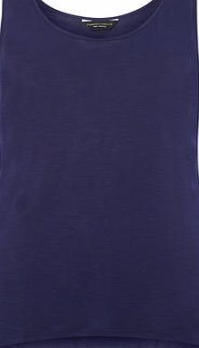 Dorothy Perkins Womens Ink Blue Scoop Vest Top- Blue DP56405923