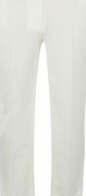 Dorothy Perkins Womens Ivory Ankle Grazer Trousers- Ivory