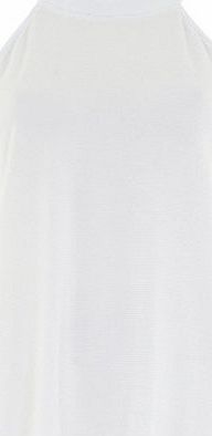 Dorothy Perkins Womens Ivory High Neck Top- White DP05524322
