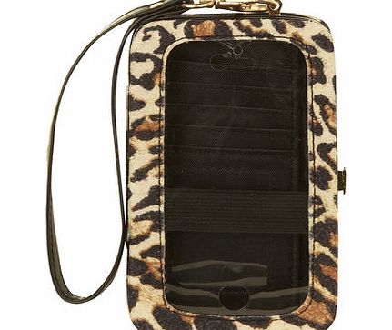 Dorothy Perkins Womens Leopard phone case- Leopard DP18374071