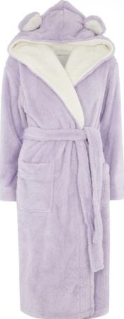 Dorothy Perkins, 1134[^]262015000708655 Womens Lilac Character Ear Dressing Gown- Lilac
