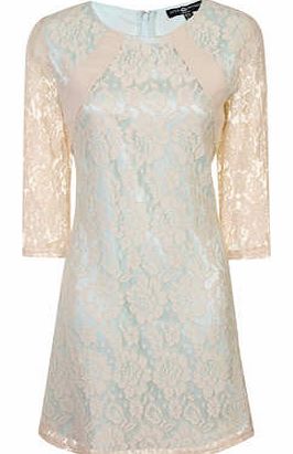 Dorothy Perkins Womens Little Mistress Lace 3/4 Sleeve Tunic-