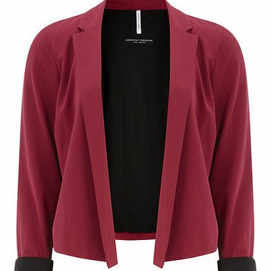 Dorothy Perkins Womens Magenta Red Kimono Jacket- Magenta
