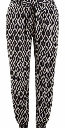Dorothy Perkins Womens Mandi Black White Geometric Trousers-
