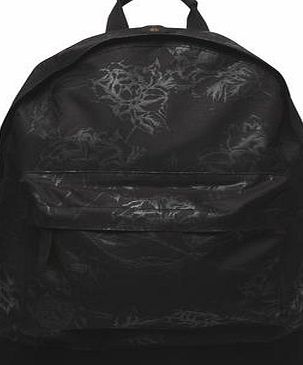 Dorothy Perkins Womens Mipac black peonies backpack- Black