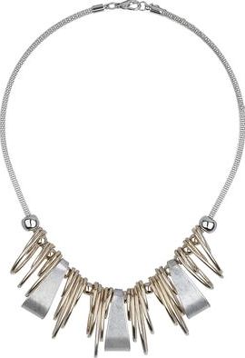 Dorothy Perkins, 1134[^]262015000709248 Womens Multi Oval Necklace- Silver DP49816216