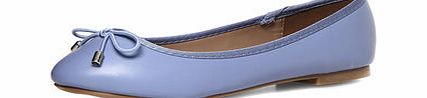 Dorothy Perkins Womens Pale blue round toe flat pumps- Blue