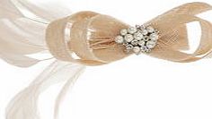 Dorothy Perkins Womens Peach Feather Hair Clip- Pink DP49815740