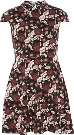 Dorothy Perkins, 1134[^]262015000705715 Womens Petite collar fit and flare dress-