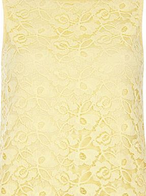 Dorothy Perkins Womens Petite embellished shell top- Yellow