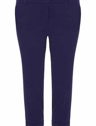 Dorothy Perkins Womens Petite Viola turnback trousers- Purple