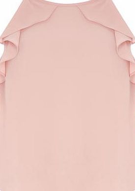 Dorothy Perkins Womens Pink Frill Front Cami Top- Coral DP05560616