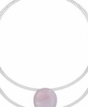 Dorothy Perkins Womens Pink Semi Precious Necklace- Pink