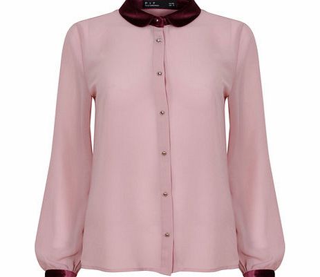 Womens PIT Pink longsleeves Shirt- Pink DP32001019
