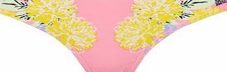 Dorothy Perkins Womens Placement Floral Bikini Bottoms- Pink