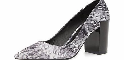 Dorothy Perkins Womens Printed block heel court shoes-
