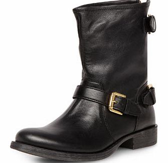 Womens Ravel Black Ankle boots- Black DP23000284