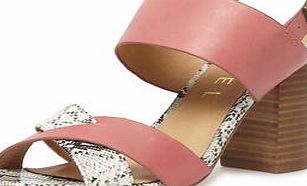 Dorothy Perkins Womens Ravel Leather Sandal- Pink DP23000663