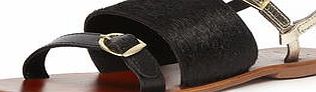 Dorothy Perkins Womens Ravel Leather Sandals- Black DP23000677